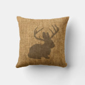 素朴なJackalope クッション (裏面)