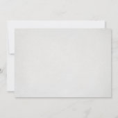 素朴なolの木の結婚式招待状 招待状 (裏面)