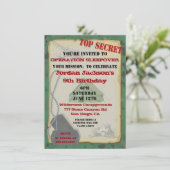 素朴なSleepoverのパーティの招待状 招待状 (スタンド正面)