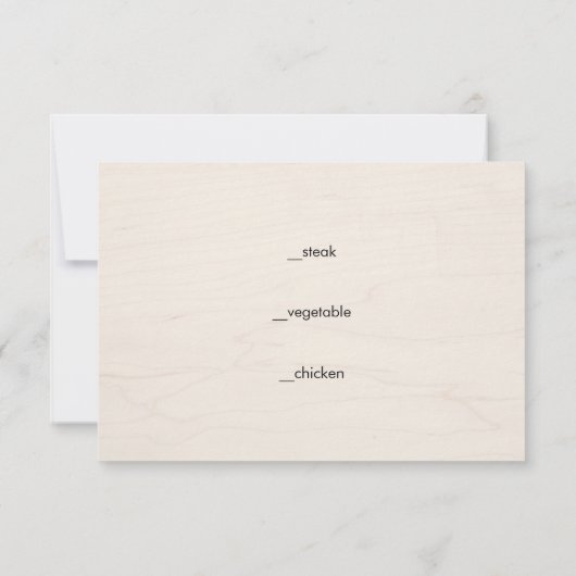 素朴なSucculent RSVP (裏面)