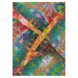 素朴に燃えた色の層の散乱 テーブルクロス