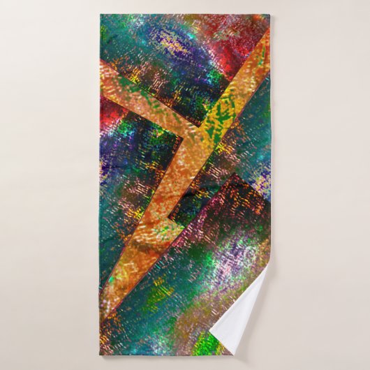 素朴に燃えた色の層の散乱 バスタオルセット (バスタオル)