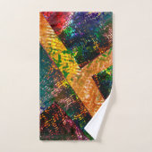 素朴に燃えた色の層の散乱 バスタオルセット (ハンドタオル)