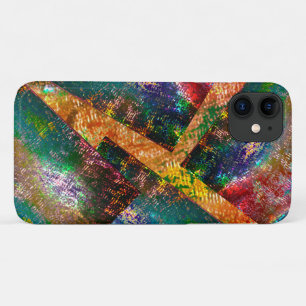 素朴に燃えた色の層の散乱 iPhone 11 ケース
