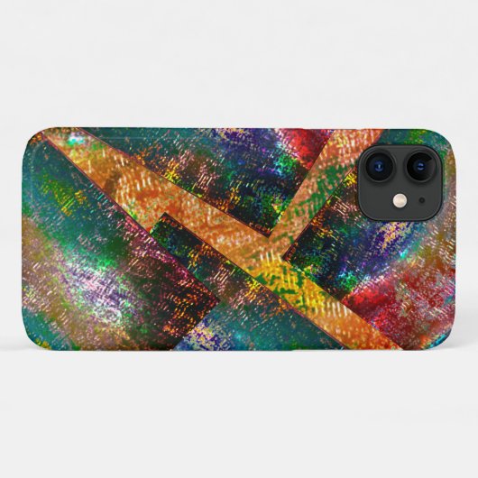 素朴に燃えた色の層の散乱 Case-Mate iPhoneケース (裏面(横))