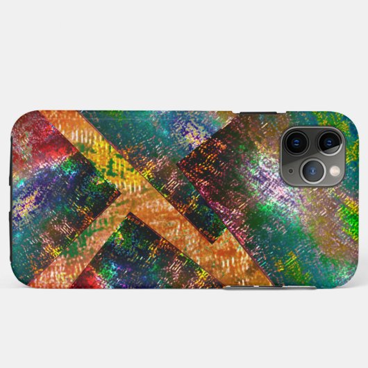 素朴に燃えた色の層の散乱 Case-Mate iPhoneケース (裏面(横))