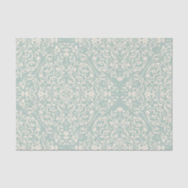 、素朴のヴィンテージ、ダマスク織、ぼろぼろの上品、ビクトリア時代の人真新しい、 薄葉紙