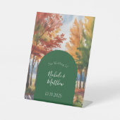 素朴の変離れ更結婚 台座サイン (正面)