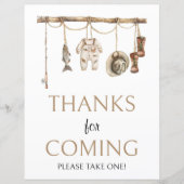 素朴の感謝していSign 8x10来の魚釣り (正面)