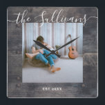 素朴の木の文字壁掛け スクエア壁時計<br><div class="desc">素朴の木の文字壁掛け</div>