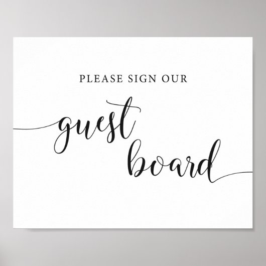 素朴の結婚サイン ポスター (正面)