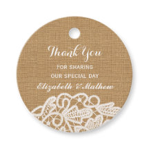 素朴の結婚バーラップレースありがとう