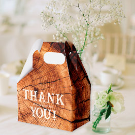 素朴の結婚ヴィンテージウッドツリースライスカスタム フェイバーボックス