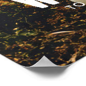 素朴の結婚写真は私たちの写真を結婚歓迎 ポスター (角)