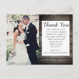 素朴の結婚写真 ポストカード