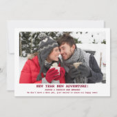 素朴の結婚婚約発表写真 招待状 (正面)