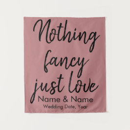 素朴の結婚披露宴装飾の背景 タペストリー