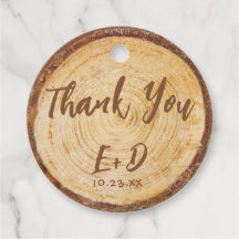 素朴の結婚木のスライスBrown Scriptに感謝