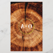 素朴の結婚木の推測ブライダルシャワーゲーム (裏面)