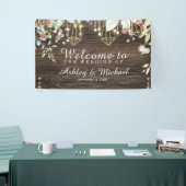 素朴の結婚歓迎パーティーバナー 横断幕 (トレードショー)