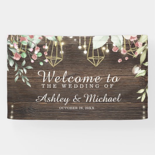 素朴の結婚歓迎パーティーバナー 横断幕 (横)