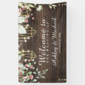 素朴の結婚歓迎パーティーバナー 横断幕 (縦)