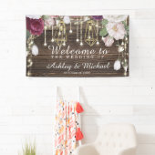 素朴の結婚歓迎パーティーバナー 横断幕 (インサイチュ)