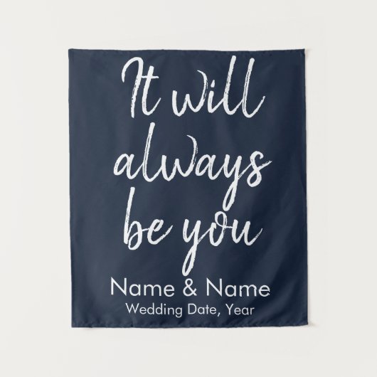 素朴の結婚舞台装飾装飾 タペストリー (正面)