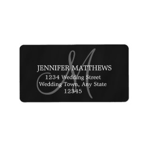 素朴の結婚返信カード住所 シール