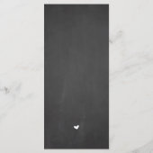 素朴の結婚配置設定サンキューカード プログラム (裏面)