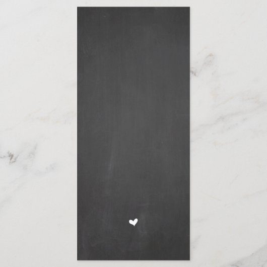 素朴の結婚配置設定サンキューカード プログラム (裏面)