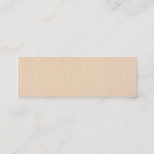 素朴の結婚飲料チケット券 スキニー名刺 (裏面)