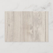 素朴の結婚Sprigs詳細カード エンクロージャーカード (裏面)