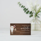 素朴の結婚Website Antler Bohoダークウッド エンクロージャーカード (スタンド正面)