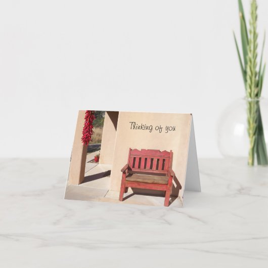 素朴の考える赤いベンチ カード (正面)