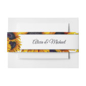 素朴ひすモダンの花 招待状ベリーバンド (正面例)