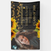 素朴ひまわりおめでとう教室PHOTO 横断幕 (縦)