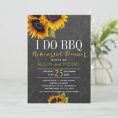 素朴ひまわりバーベキューのリハーサルの夕食写真 招待状 (スタンド正面)