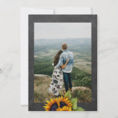 素朴ひまわりバーベキューのリハーサルの夕食写真 招待状 (裏面)