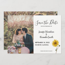 素朴ひまわりフローラ撮影国 セーブザデート