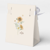 素朴ひまわりベージュ結婚さん フェイバーボックス (裏面サイド)