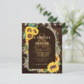 素朴ひまわりレースのライトアーチサマー結婚ズ (スタンド正面)