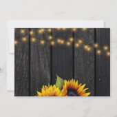 素朴ひまわり屋の木の結婚写真 サンキューカード (裏面)