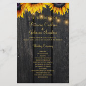 素朴ひまわり木金ゴールド結婚台本 (正面)