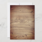 素朴ひまわり結婚花器 招待状 (裏面)