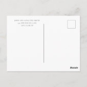 素朴ひまわり緑の葉住所の変更 ポストカード (裏面)