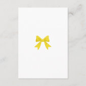 素朴ひまわり美しい結婚ズ エンクロージャーカード (裏面)