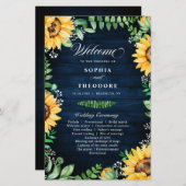 素朴ひまわり赤ちゃん息ネイビーブループログラム (正面/裏面)