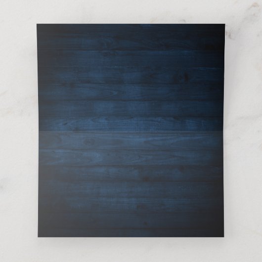 素朴ひまわり赤ちゃん息ネイビーブルー結婚ズ プレイスカード (内部開封)