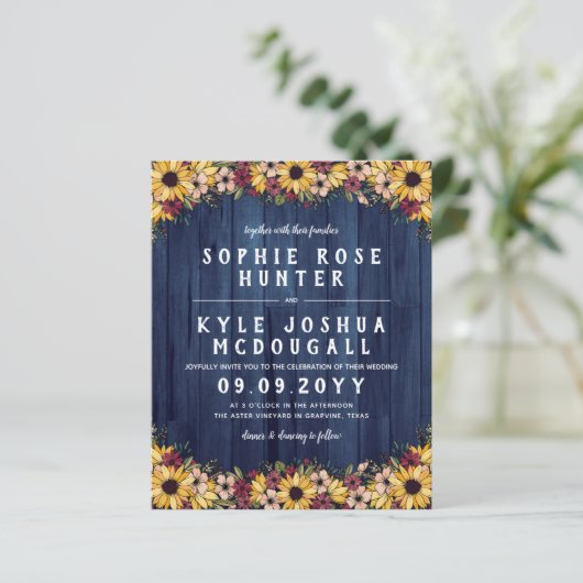 素朴ひまわり青い木2 In 1予算結婚額 (スタンド正面)